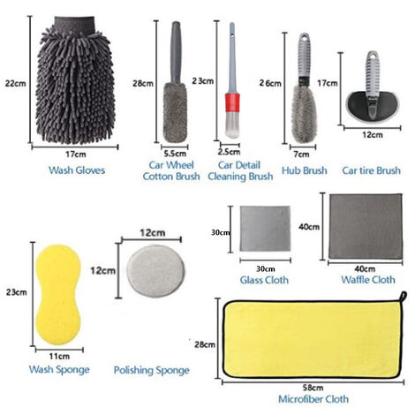 1 pièce de pneu de voiture roue polissage éponge de lavage brosse de  nettoyage