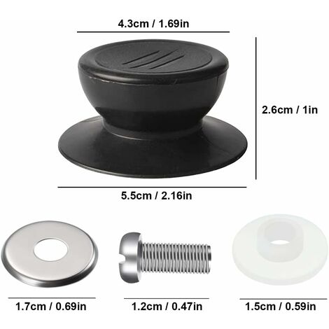 BOUTON DE REMPLACEMENT Du Couvercle De La Batterie De Cuisine EUR 7,78