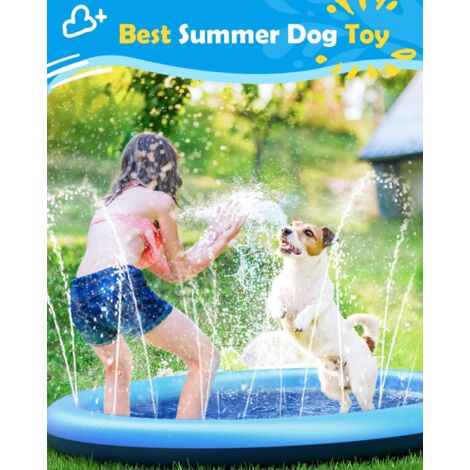 Tapis à Jets D'Eau 200 Cm - Jeu D'Extérieur Pour Enfants & Chiens | Antidérapant, Sans BPA | Arroseur Sprinkler D'été