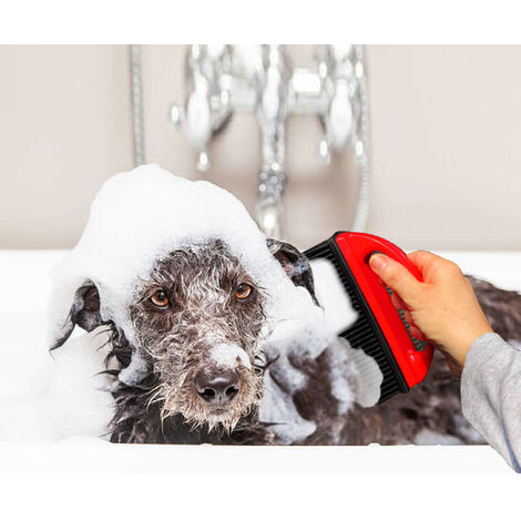 Brosse à poils d'animaux pour chiens, brosse douce TPR