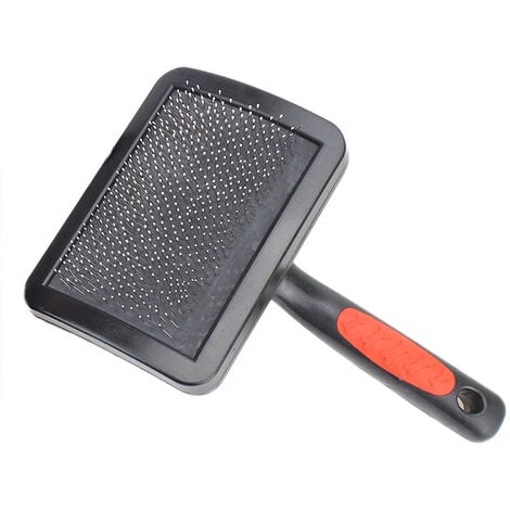 Brosse Carde Progroom Très Grande pour Chien Longueur totale 19cm, longueur du peigne 12cm, largeur 9cm