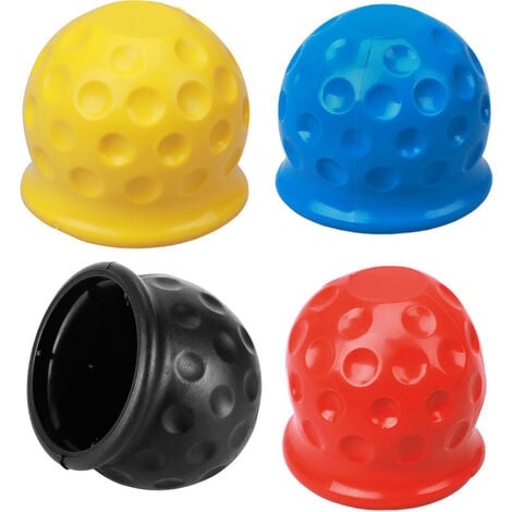 4pcs-Protection pour attelage de remorque Forme balle de golf