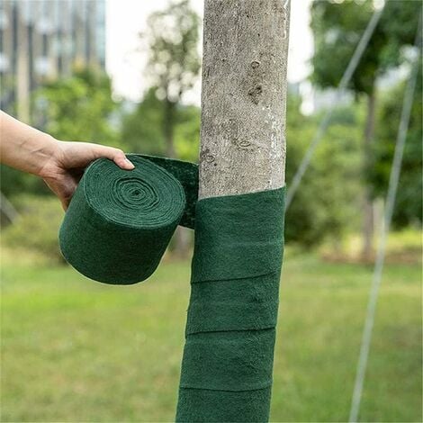 Lot de 2 bandages de protection pour tronc d'arbre - 18 m - Résistants à l' hiver 