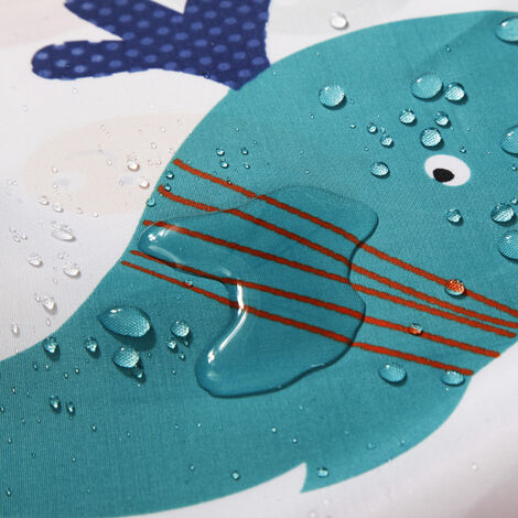 Rideau De Douche DUFU - Polyester Imperméable - Semi-Transparent - 180x200cm - Lavable