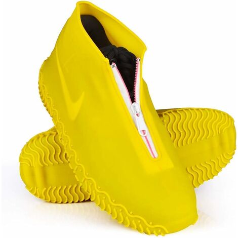 XL-Couvre Chaussures Imperméables, Couvre Chaussures en Silicone  Réutilisables avec Semelle Renforcée Antidérapante pour Les Jours Pluvieux  et Neigeux pour Hommes, Femmes