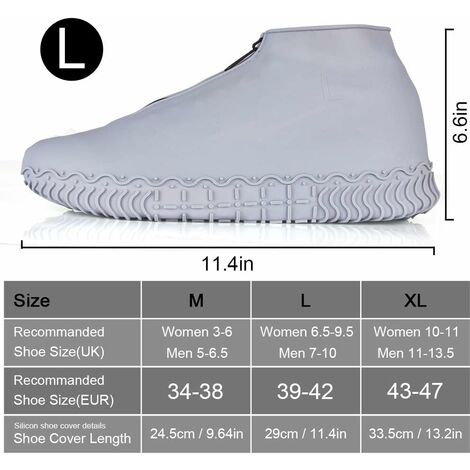 TRANSPARENT - XL - Couvre-chaussures en PVC réutilisable avec