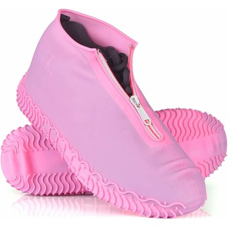 Housse de chaussure imperméable à l'eau, housse de chaussure en silicone  réutilisable, avec semelle antidérapante renforcée, adaptée aux hommes et  aux femmes les jours de pluie et de neige
