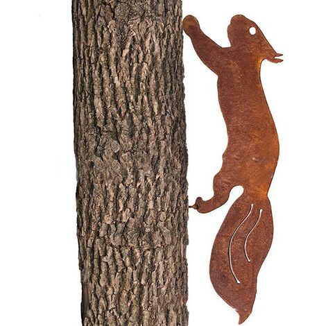 Bornhöft Décoration Métal Lama Rustique - Piquet D'arbre Ou Mural 40 Cm - Déco Jardin Originale Et Unique - 4