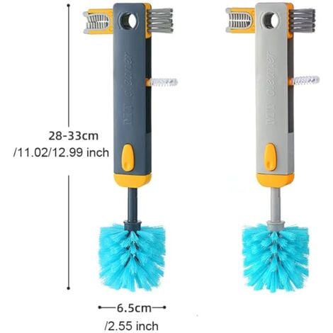 1 Pièce Brosse De Nettoyage Flexible Pour Rainure Et Crevasse Pour