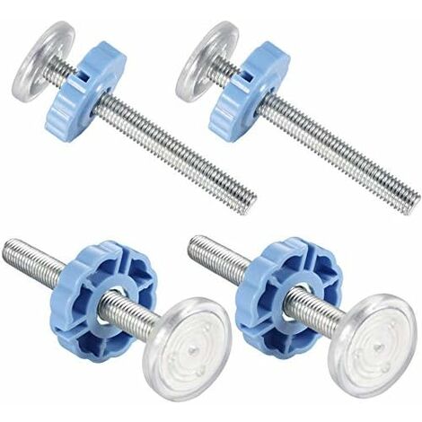 Kit 4 Vis Tendeuses M10 Pour Barrière Bébé Escalier - Blanc, Acier+ABS
