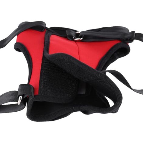 2Types Avant et arrière Soutien de Chien Harnais Aide à la Marche de Levage Gilet de Traction pour Les Chiens âgés et blessés(L - Rouge - Jambe arrière)