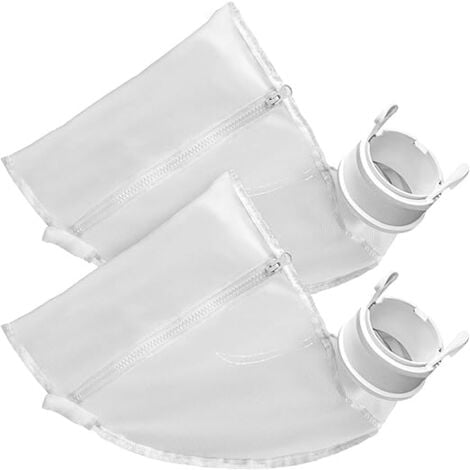 2 Packs De Sacs De Nettoyage De Piscine En Maille De Nylon, Remplacement De  Fermeture À