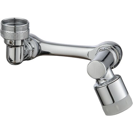 360° Pivotant Aérateur de Robinet, M22 M24 Economiseur D'eau pour Robinet  Mousseur Robinet Economie Eau Filtre Embout Robinet Cuisine Réglable  Pulvérisateur - Argent 