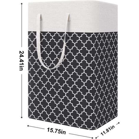 Gedy G-Baggy Sac à Linge En Tissu 60L Champagne – Design Fleuri R&S, Garantie 2 Ans