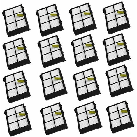 12pcs Filtres pour iRobot Roomba Series 800 900 805 860 866 870 880 980 Accessoires