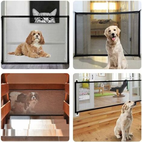 1pc Maille D'isolation Pour Animaux De Compagnie Pliable Rail D'isolation  Pour Animaux De Compagnie Barrière De Sécurité Pour Chat Et Chien Sans  Perçage, Barrière De Protection Pour Chats Et Chiens Pour La