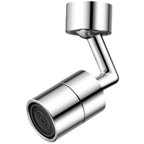 Régulateur de jet - Rallonge de robinet - Perlateurs pour cuisine/salle de  bain - Pommeau pivotant à 360° avec tuyau - Aérateur - Avec adaptateur de