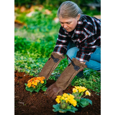 Gants de jardin en peau de mouton Protection du travail de jardin