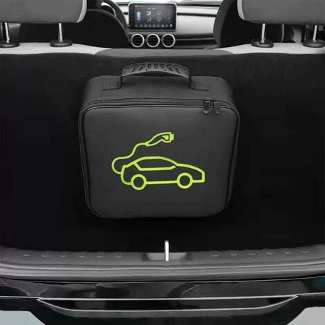 Grand sac de rangement pour coffre de voiture électrique EV, câble de  chargement ou câbles de