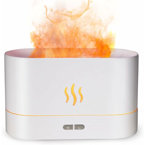 Diffuseur d'air à flamme, humidificateur, diffuseur d'arômes silencieux  portable, adapté à la maison, au