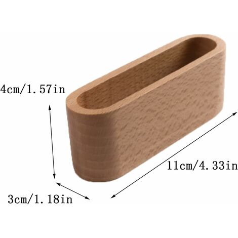 Boîte de rangement en bois pour carte SD, support de stockage de