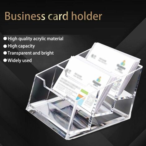 Lot de 5 porte-cartes en acrylique transparent, mini chevalet en acrylique, support antidérapant pour cartes à collectionner, cartes de vœux, cadres photo, pièces de monnaie