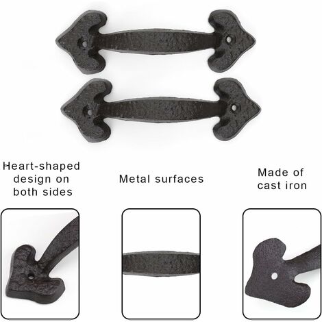 Anseom Lot De 2 Poignée De Meuble Autocollante, 150mm Poignées De Porte