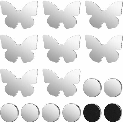 Papillon, 5X7,2 cm) 8 pièces poids de nappe d'extérieur avec aimants,  attaches de nappe