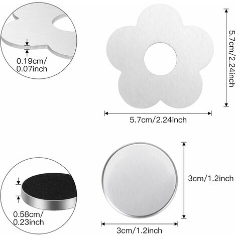 Udbrud Poids Magnétiques Pour Nappe - Lot De 10 - Acier Inoxydable - Pour Extérieur, Pique-nique, Fête