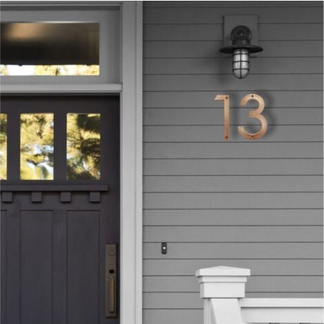  Numéros de maison, plaques et signalétiques : Bricolage : Numéro  de maison, Plaques d'adresses et plus