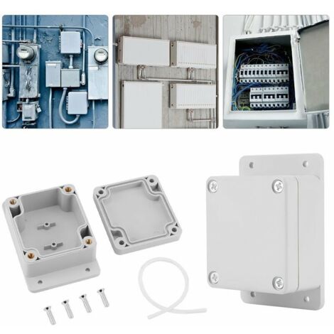 Boîte De Jonction Étanche IP65 - 115x90x55mm - ABS Ignifuge Pour Câbles