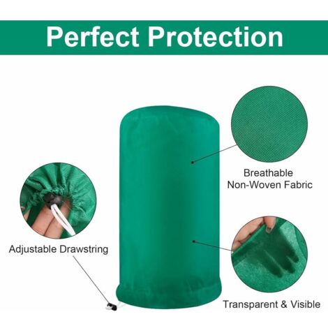 Acheter Protection Durable contre le gel des plantes, avec cordon de  serrage, accessoires de couverture d'arbustes d'extérieur, couvertures de  plantes