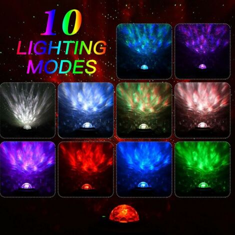 Lampe Projecteur LED Étoile - Projecteur Ciel Etoile 21 Modes & Télécommande & Timer & Enceinte & Bluetooth, Lumiere Plafond Decoration pour Bébé Enfant Adulte