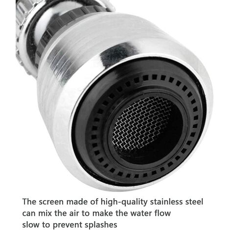 Kit économiseur d'eau rotatif pour robinet à 360°