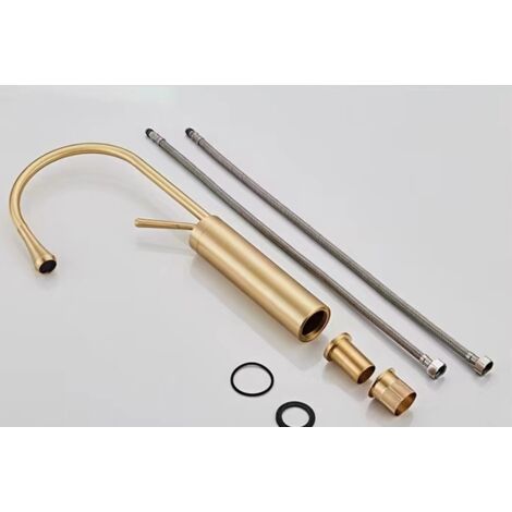 Robinet Mitigeur Monocommande Haut Or en Pour Lavabo Salle de Bain