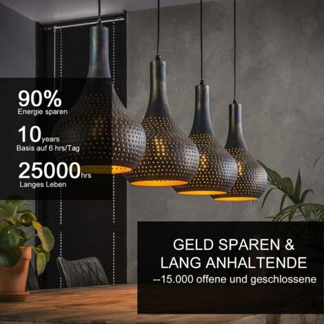 Ampoule LED E27 Vintage,  Ampoule E27 Vintage Dimmable 4W G80,Ampoule Vintage E27 Blanc Chaud 2700K, Ampoule LED Vintage Idéal Pour Suspension, Lampe de Table, Applique - 4 paquets