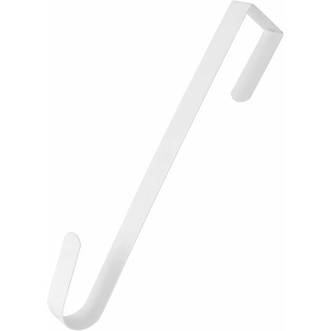 (blanc) Crochet de suspension en métal de qualité supérieure pour couronne, 38,1 cm, pour décoration de Noël, grande taille