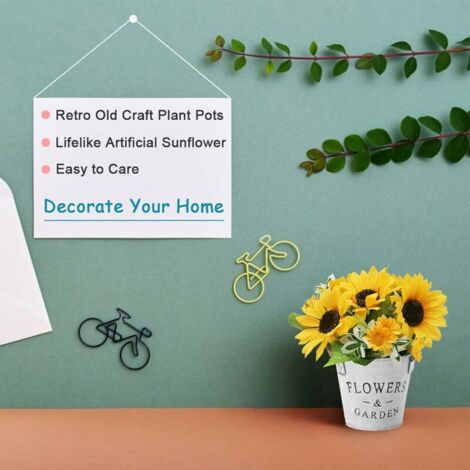 Cabilock Artificiel Accueillant Pot Décoration De Bureau Pour Intérieur Fausse Plante Verte Pour Salon Et Espace De Travail