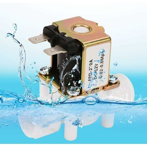 Électrovanne D'entrée D'eau Pour Lave-linge - AC 220-240V, 4 Broches, Double Tubes, Remplacement Facile
