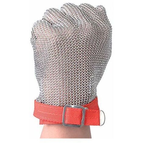 Gant de boucher 5 doigts épaule inox Gant de boucher 5 doigts épaule inox