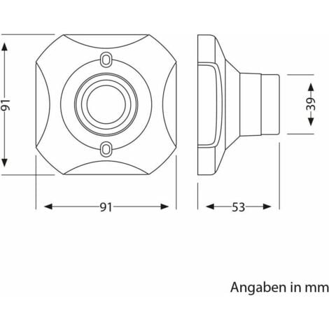 lot de 4 Douille d'ampoule LED E27, douille E27 en céramique et base en plastique, douille murale E27, douille E27 blanche avec anneau pour éclairage d'entrée/plafonnier/balcon