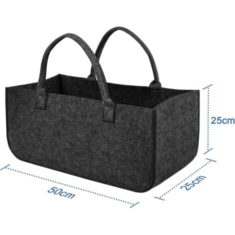 Tufa 2 Pcs Sacs En Feutre, 20L Sacs En Feutre Pliables, Sac En Feutre Pour Bois