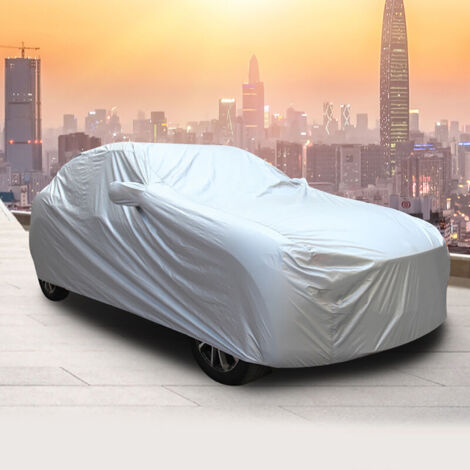 (XXL-580x175x120CM) housse de voiture housse argentée imperméable/toile de protection de voiture