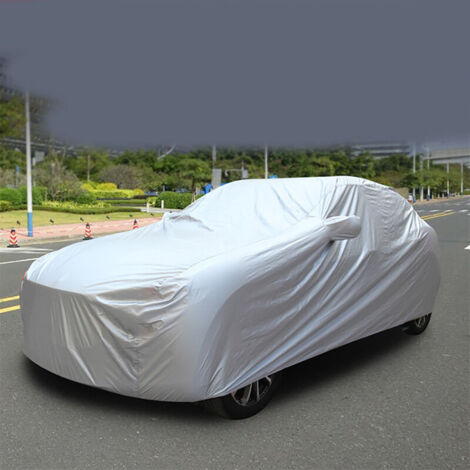 (XXL-580x175x120CM) housse de voiture housse argentée imperméable/toile de protection de voiture
