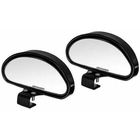 Lot De 2 Miroirs D'angle Mort Universels Pour Voiture - Rotatifs 360°, Convexes Sans Cadre, étanches IP65, Diamètre 55mm - 3