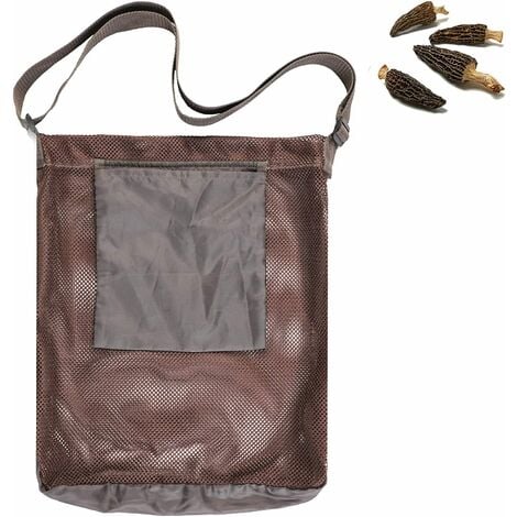 brun rougeâtre) sacs de cueillette de champignons, sacs de