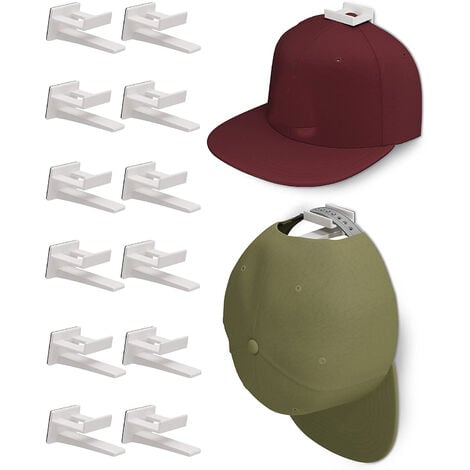 Lot de 10 porte-chapeaux, porte-casquette de baseball, armoire