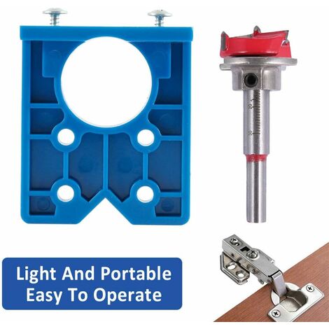 1/4 Gabarit de mortaise de charnière Routeur Bit Menuiserie