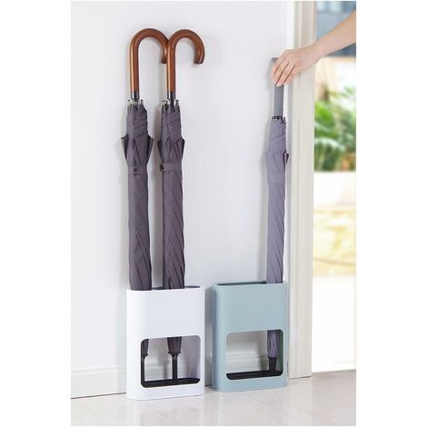 Porte-parapluie Avec Bac Récupérateur D'eau - Support 4 Parapluies, Plastique ABS, 22x9x28 Cm, Pour Entrée Ou Bureau - 9