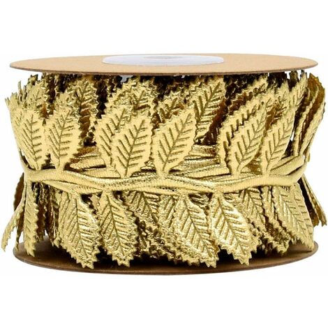 Tibaoffy Long ruban en dentelle à paillettes dorées pour loisirs Tibaoffy Long ruban en dentelle à paillettes dorées pour loisirs